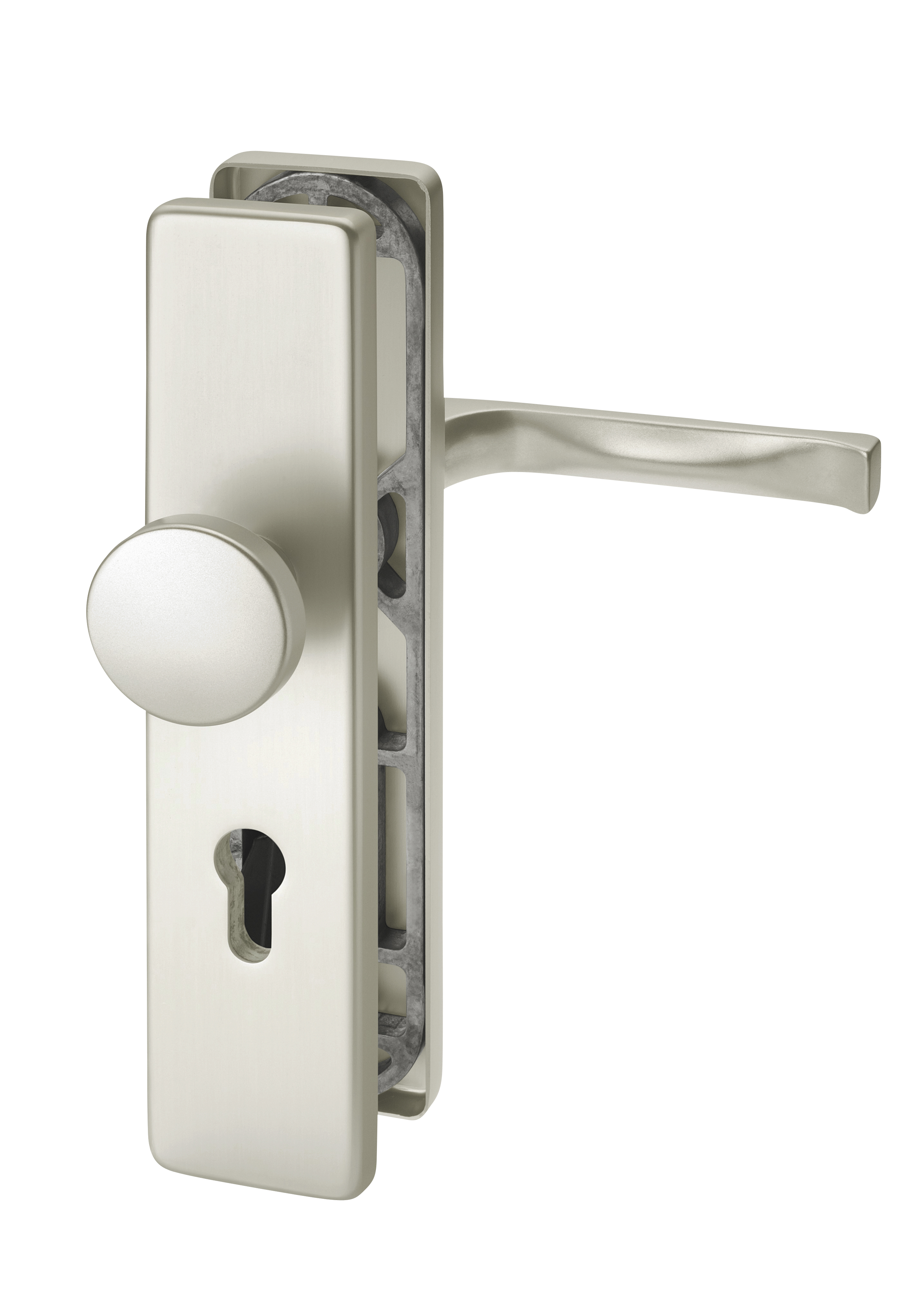 Schutz-Wechselgarnitur edi "LANA" 8756/0772/02, PZ 72 mm, Nuss 8 mm, Schild 12 mm, TS 35–45 mm, F2,