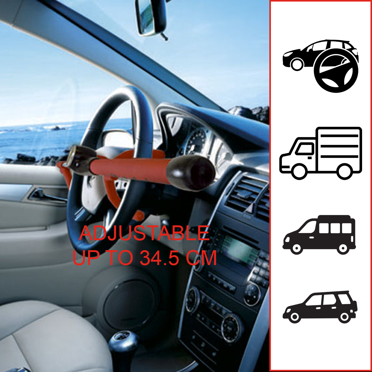 Master Lock 249 Lenkradsperre