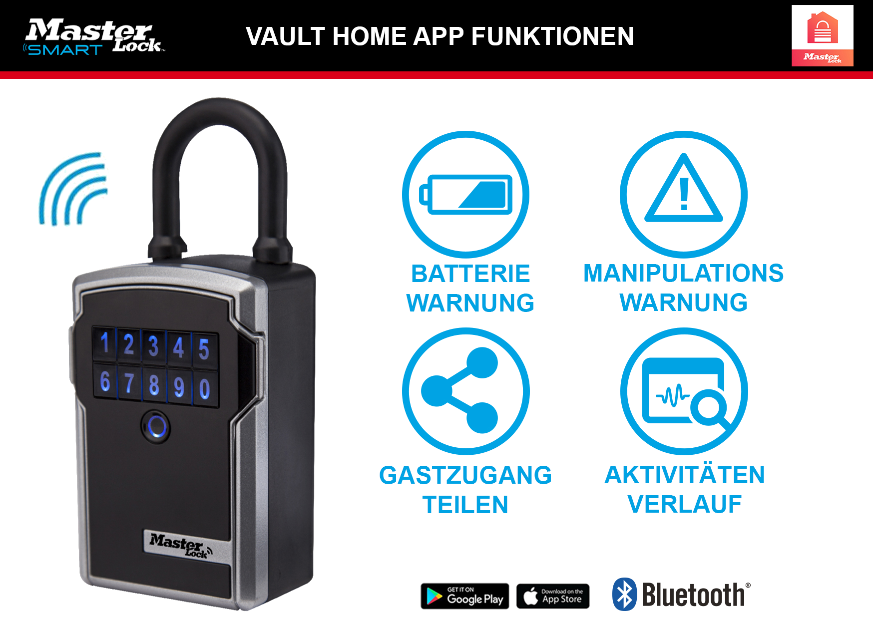 Master Lock Schlüsselkasten 5440EURD
