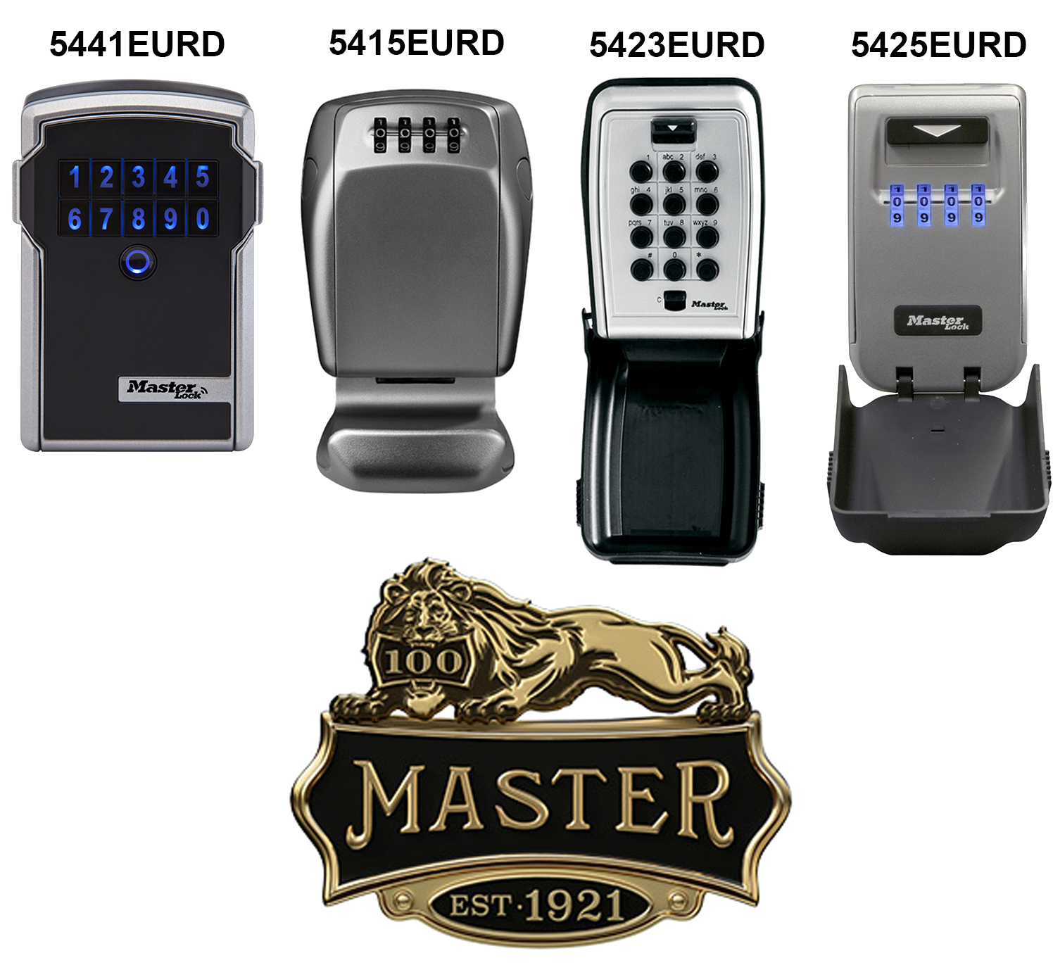 Master Lock Drucktasten-Schlüsselkasten 5423EURD