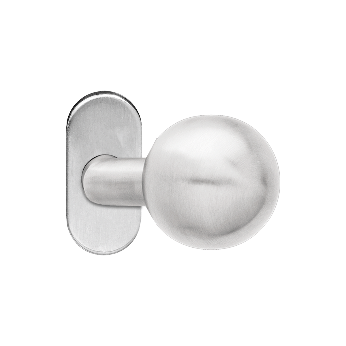 Karcher Edelstahl-Kugelknopf auf Rahmenrosette