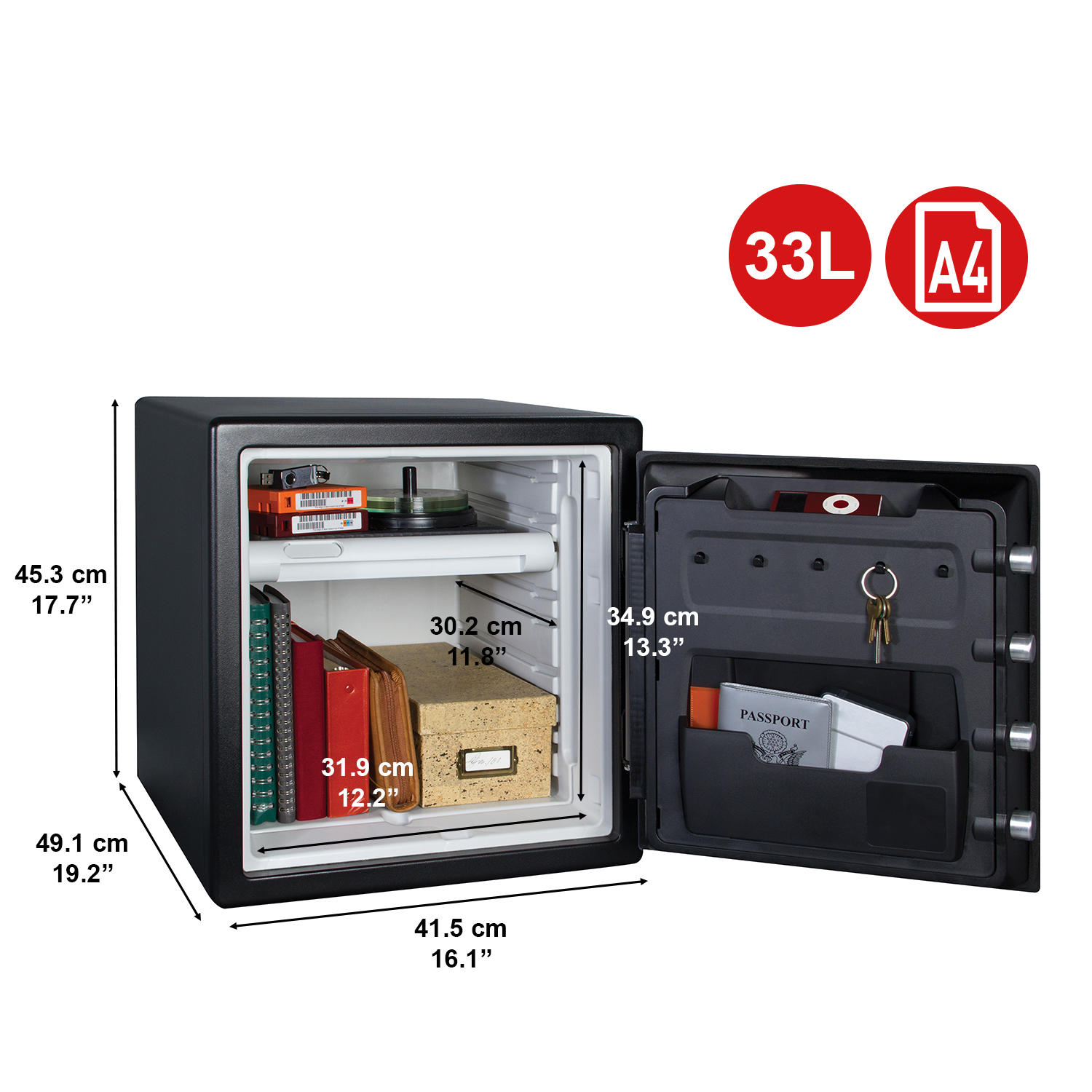 Master Lock Safe LFW123FTC Extragroßer Sicherheitssafe mit digitaler Kombination
