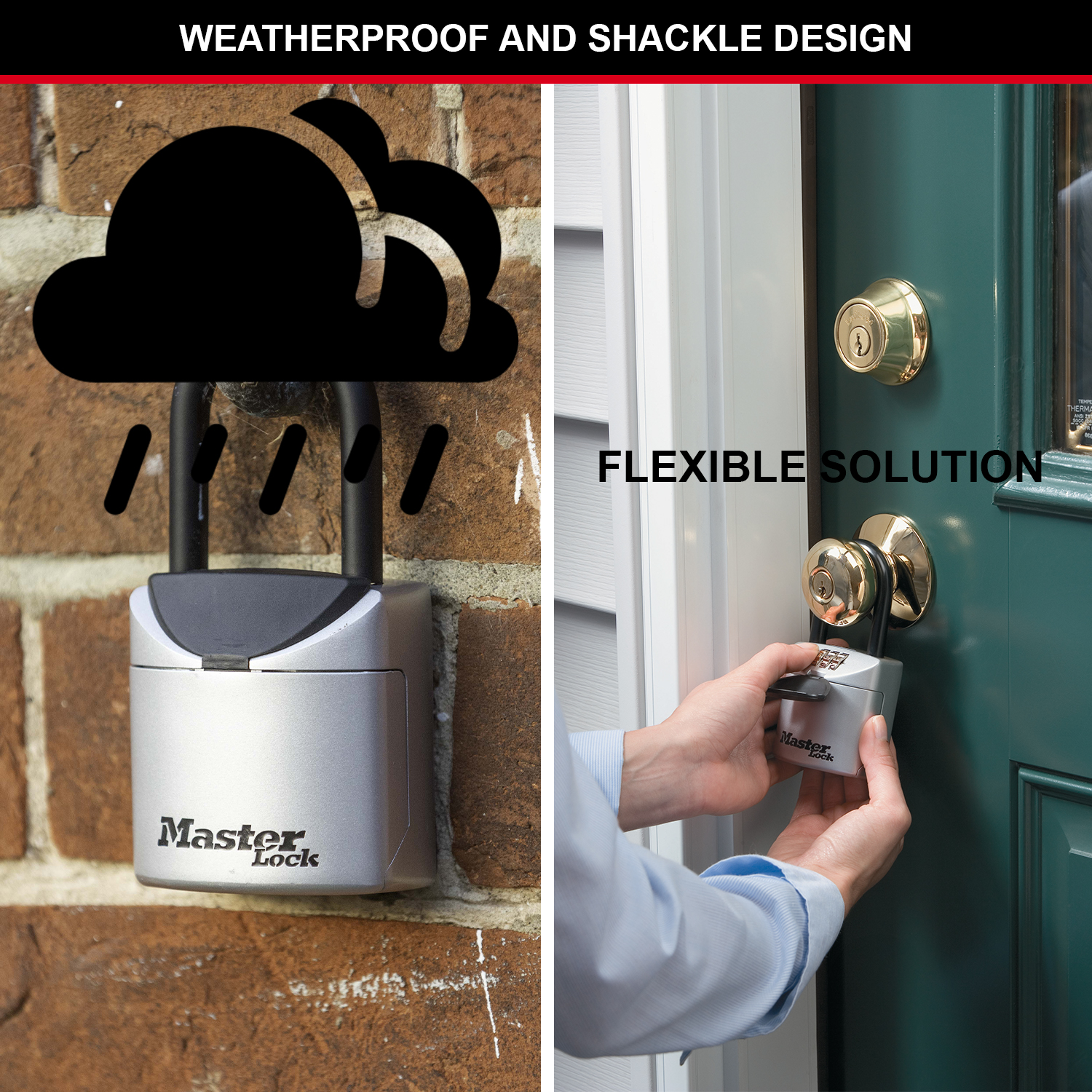 Master Lock Mini-Schlüsselkasten 5406EURD mit Bügel