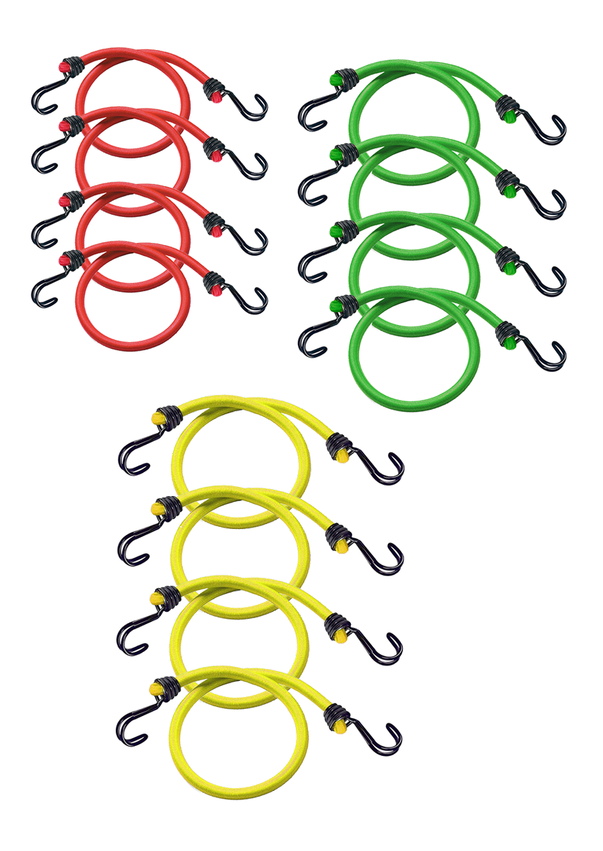 Master Lock Twin Wire-Spanngummi 3107EURDAT, 12 Stück