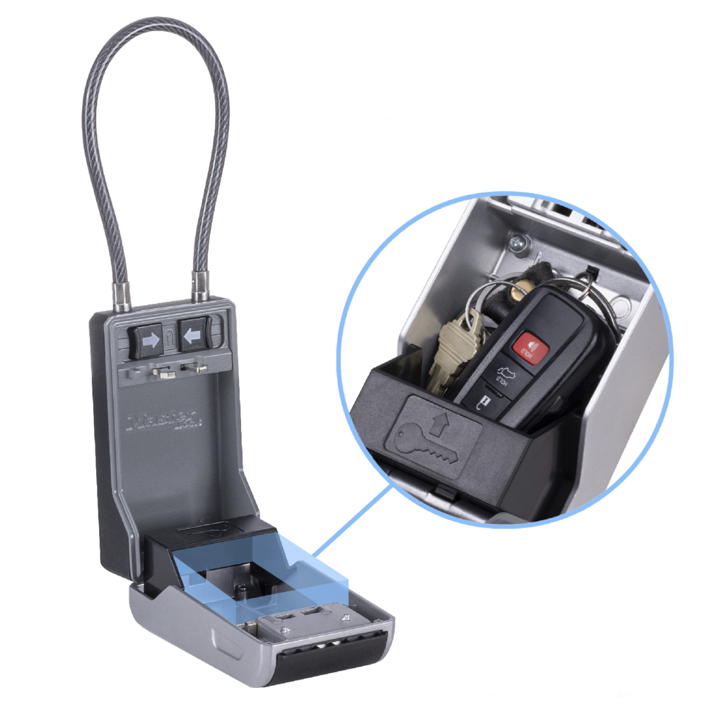 5482EURD Mobiler Schlüsselkasten mit flexiblem Kabelbügel