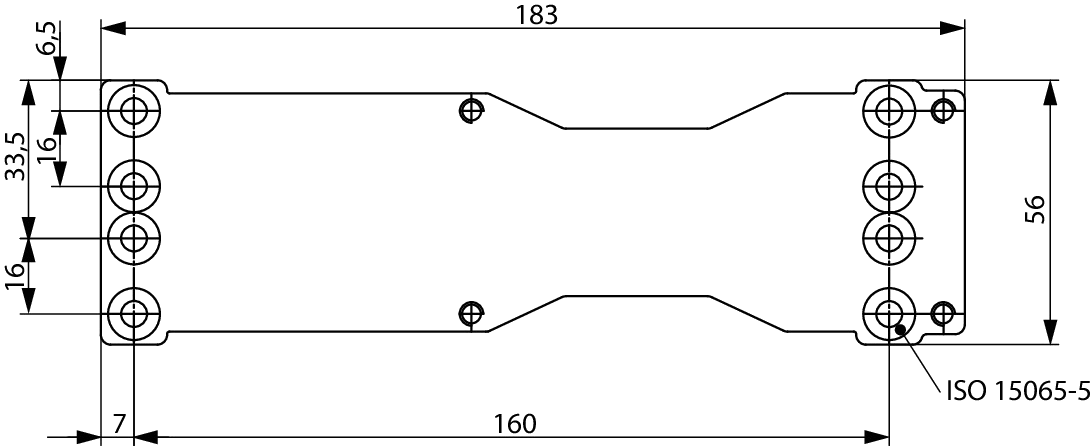 Assa Abloy Montageplatte A120