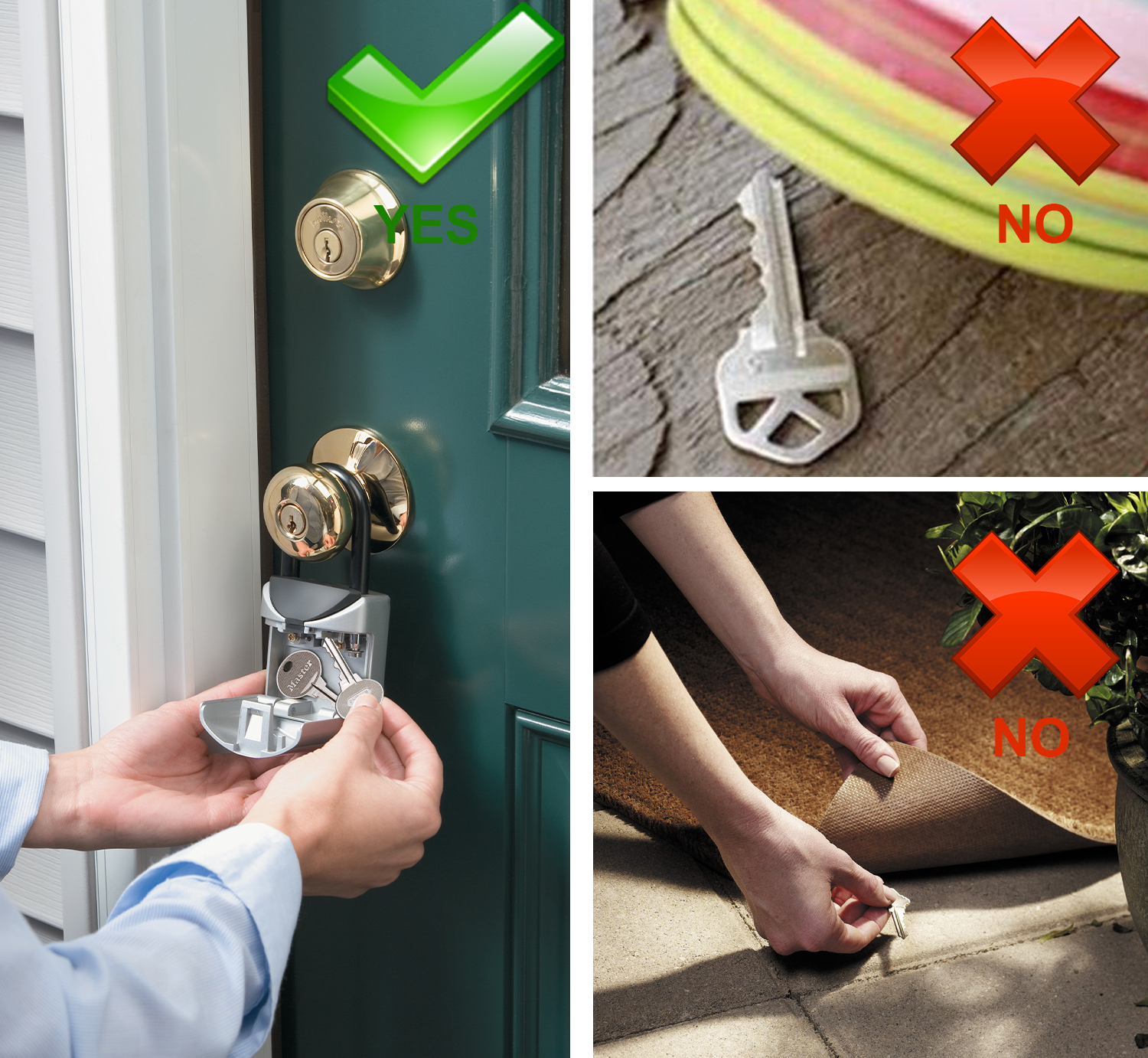 Master Lock Mini-Schlüsselkasten 5406EURD mit Bügel