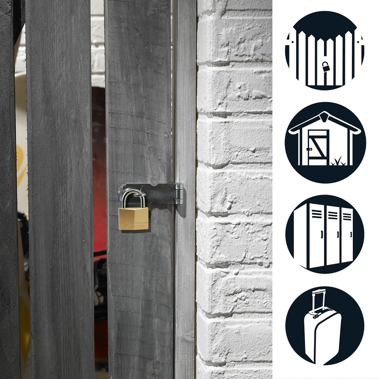 Master Lock Vorhangschloss 4150KA, gleichschließend