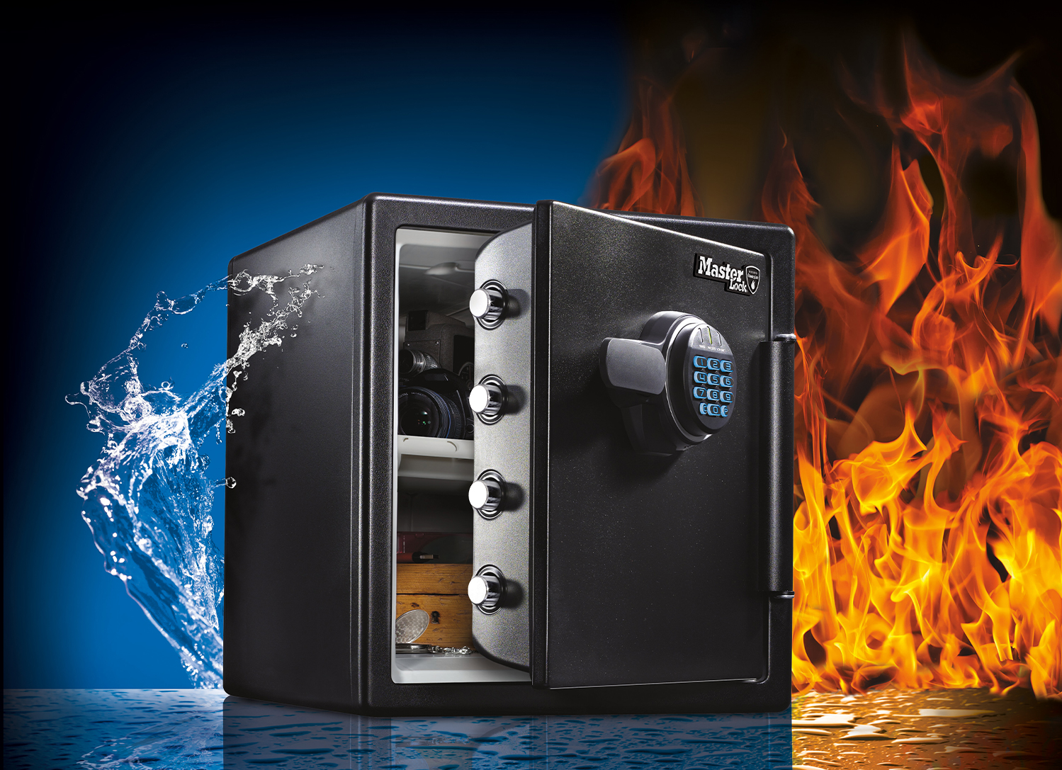 Master Lock Safe LFW123FTC Extragroßer Sicherheitssafe mit digitaler Kombination