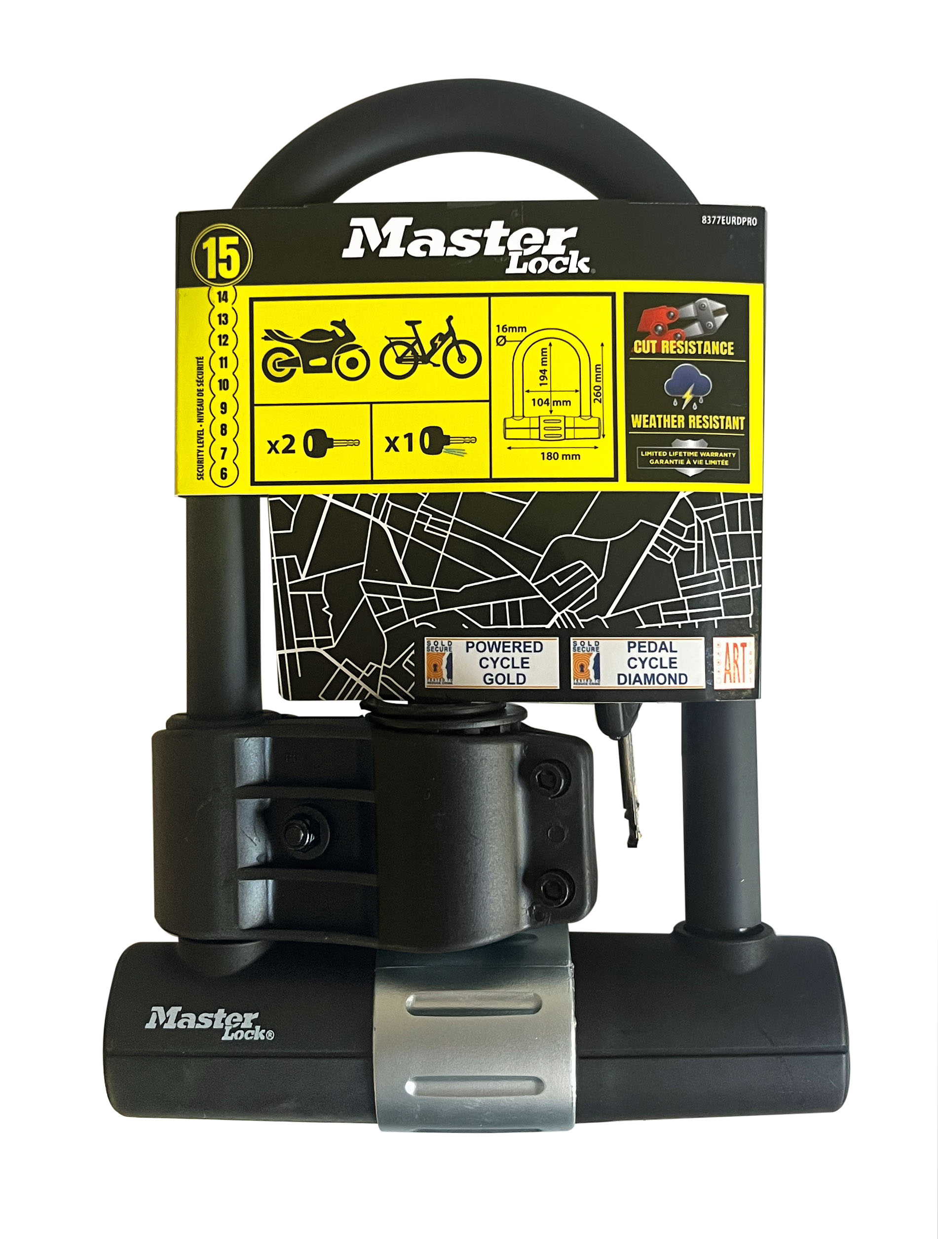 Master Lock 8377EURDPRO Bügelschloss