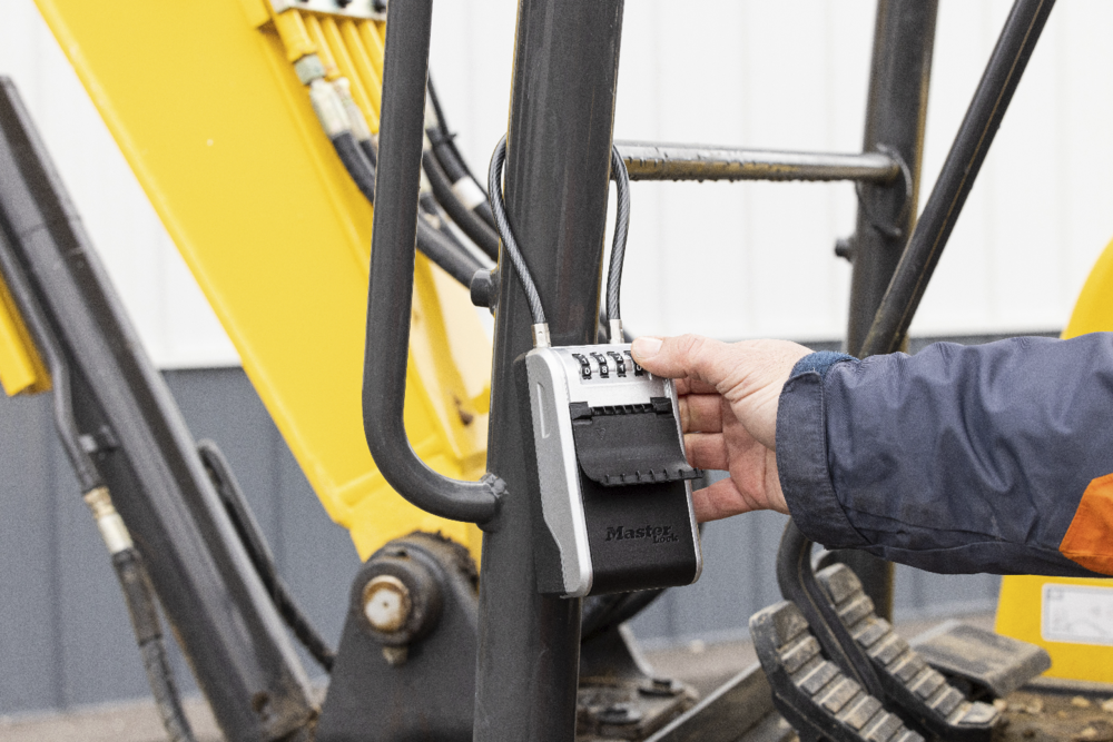 5482EURD Mobiler Schlüsselkasten mit flexiblem Kabelbügel