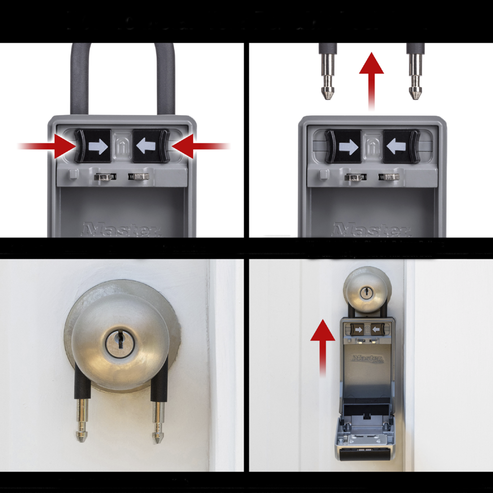 Mobiler Schlüsselkasten mit abnehmbarem Bügel 5480EURD