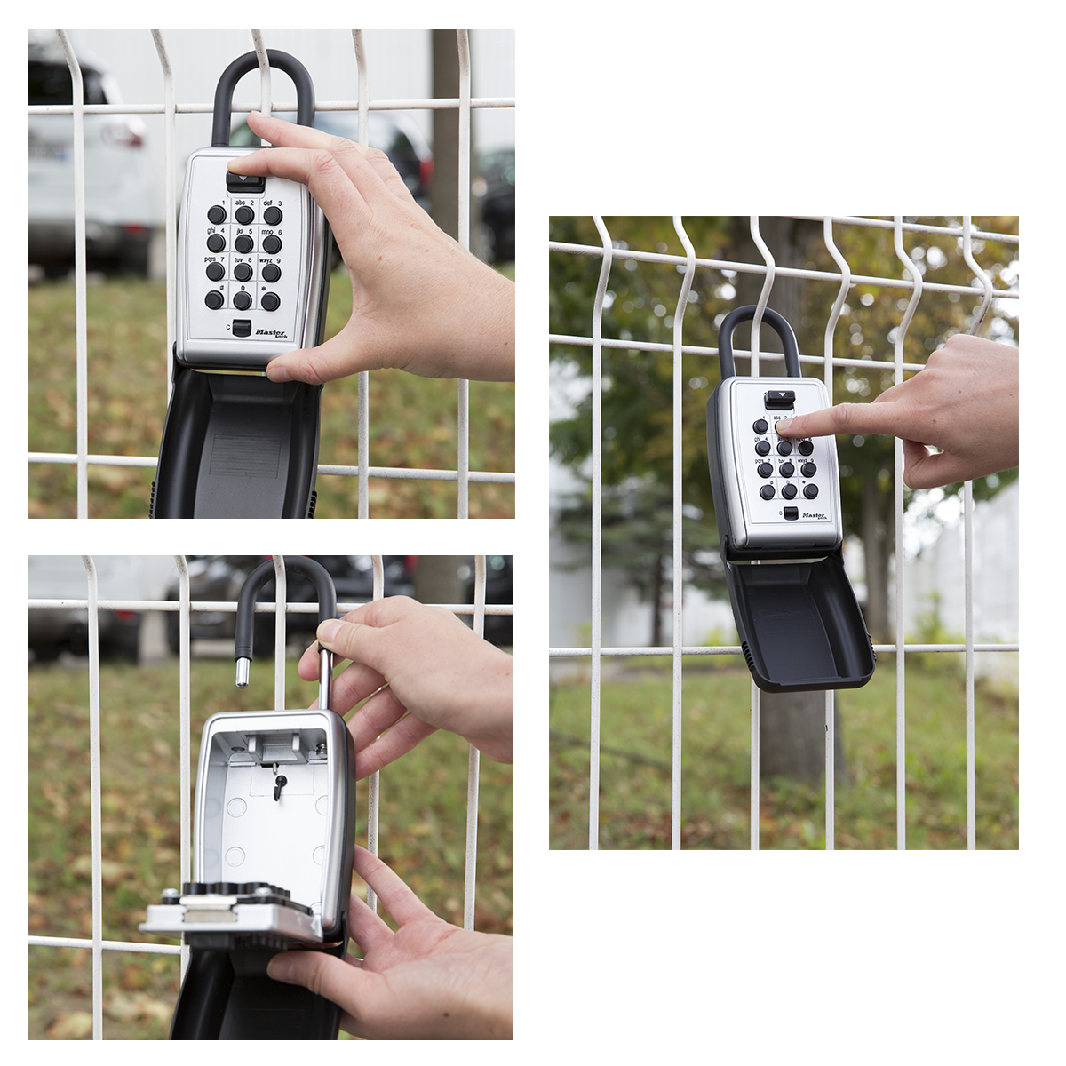 Master Lock Drucktasten-Schlüsselkasten 5422EURD mit Bügel