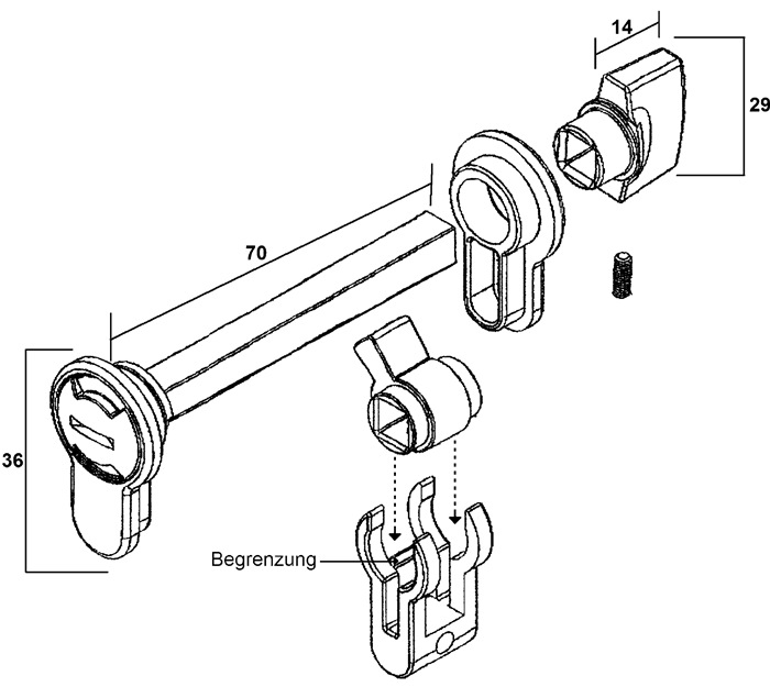WC-/Bad-Modul für PZ-vorgerichtete Türen