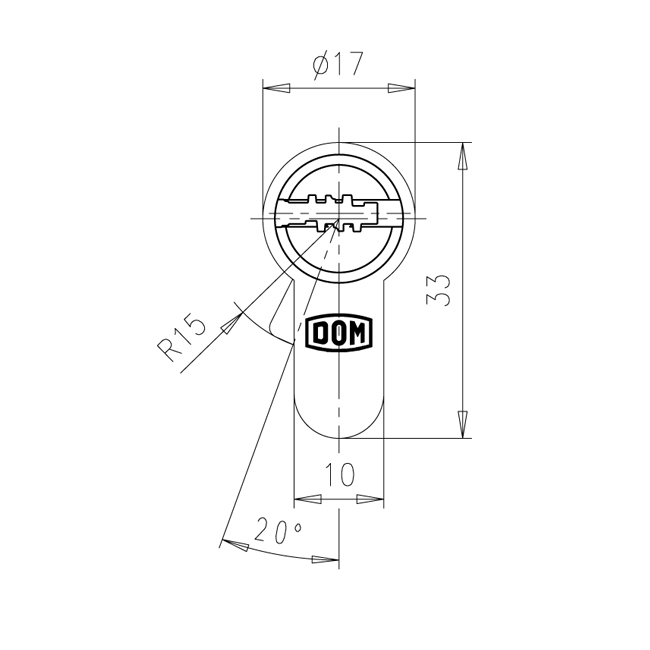 DOM ix Twido Doppelzylinder