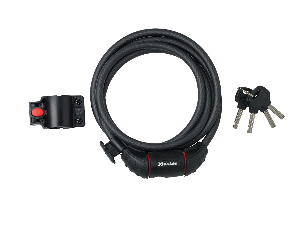 Master Lock 8130EURDPRO Kabelschloss mit Schlüssel 1,8 m