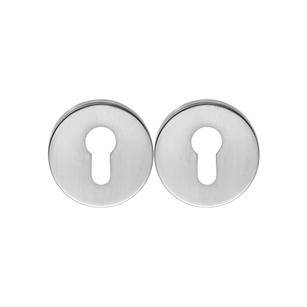 Edelstahl-Rundrosetten, PZ-Rosettenpaar