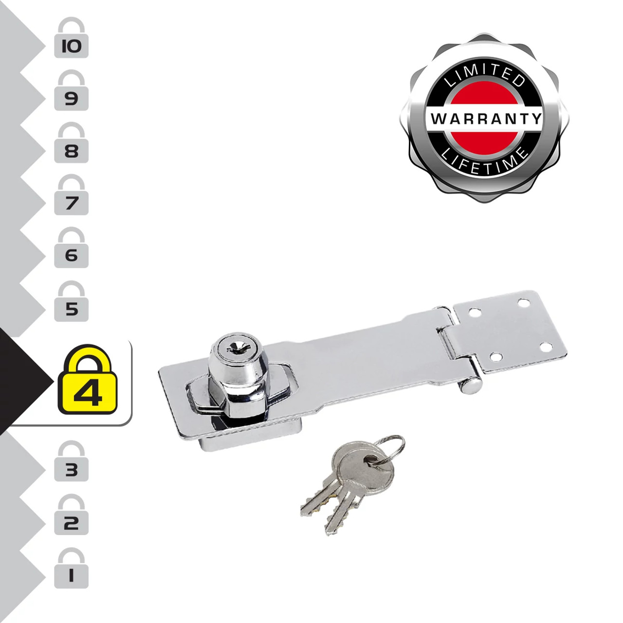 Master Lock Stahlgehäuse 725EURD mit integriertem Verschlussmechanismus