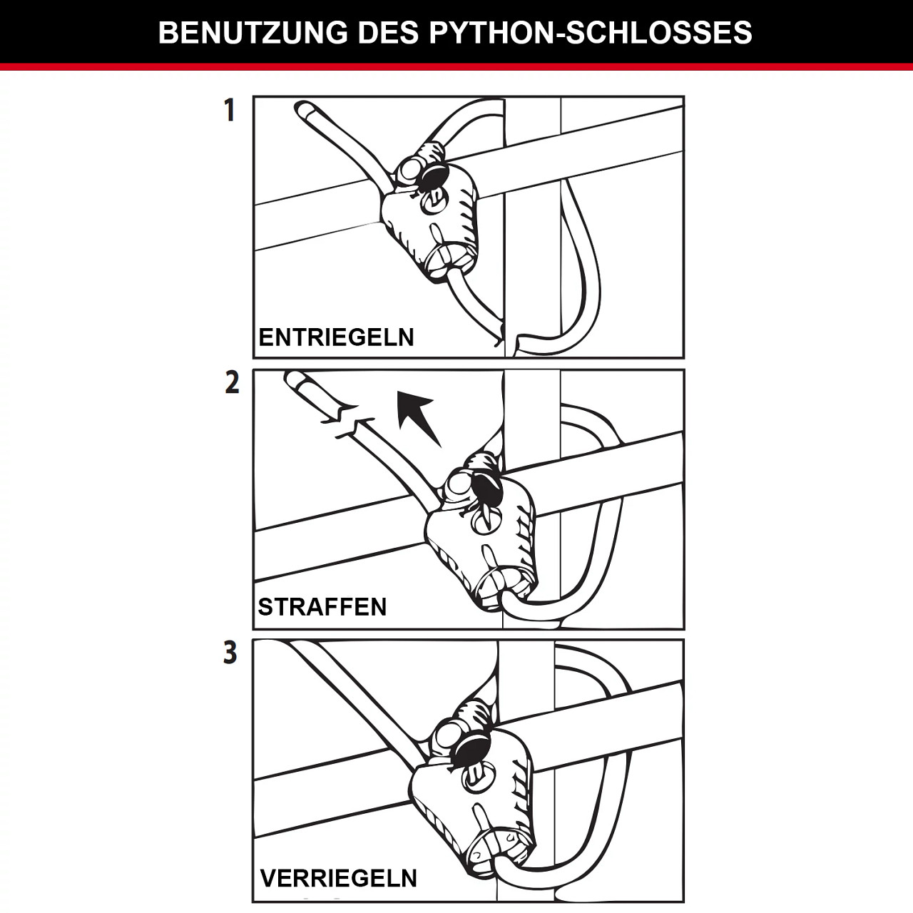 Master Lock 8428EURDPRO verstellbares Verschlusskabel 1,8 m lang