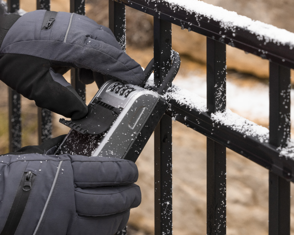 Mobiler Schlüsselkasten mit abnehmbarem Bügel 5480EURD