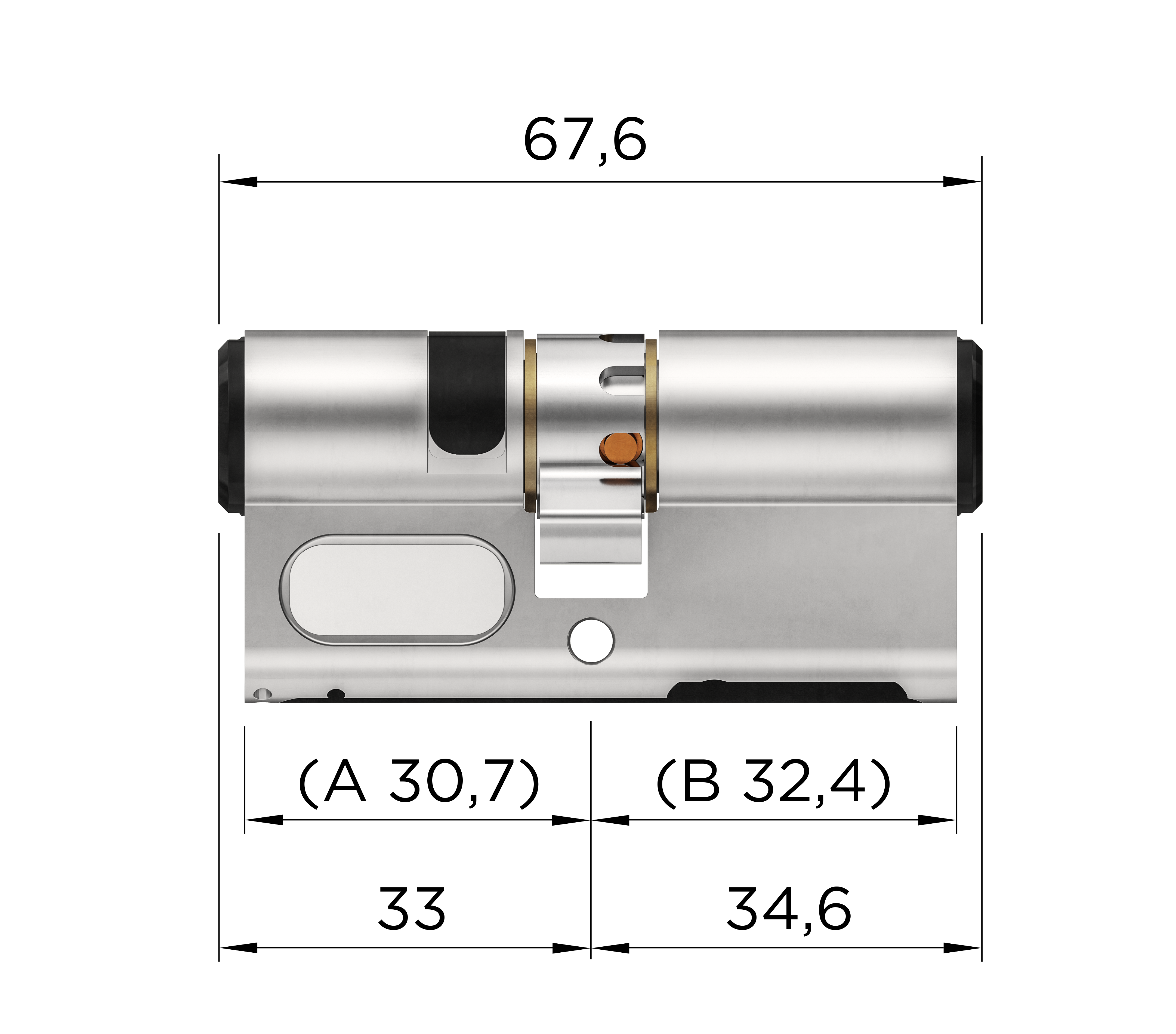 Winkhaus Doppelzylinder BO 01 blueCompact