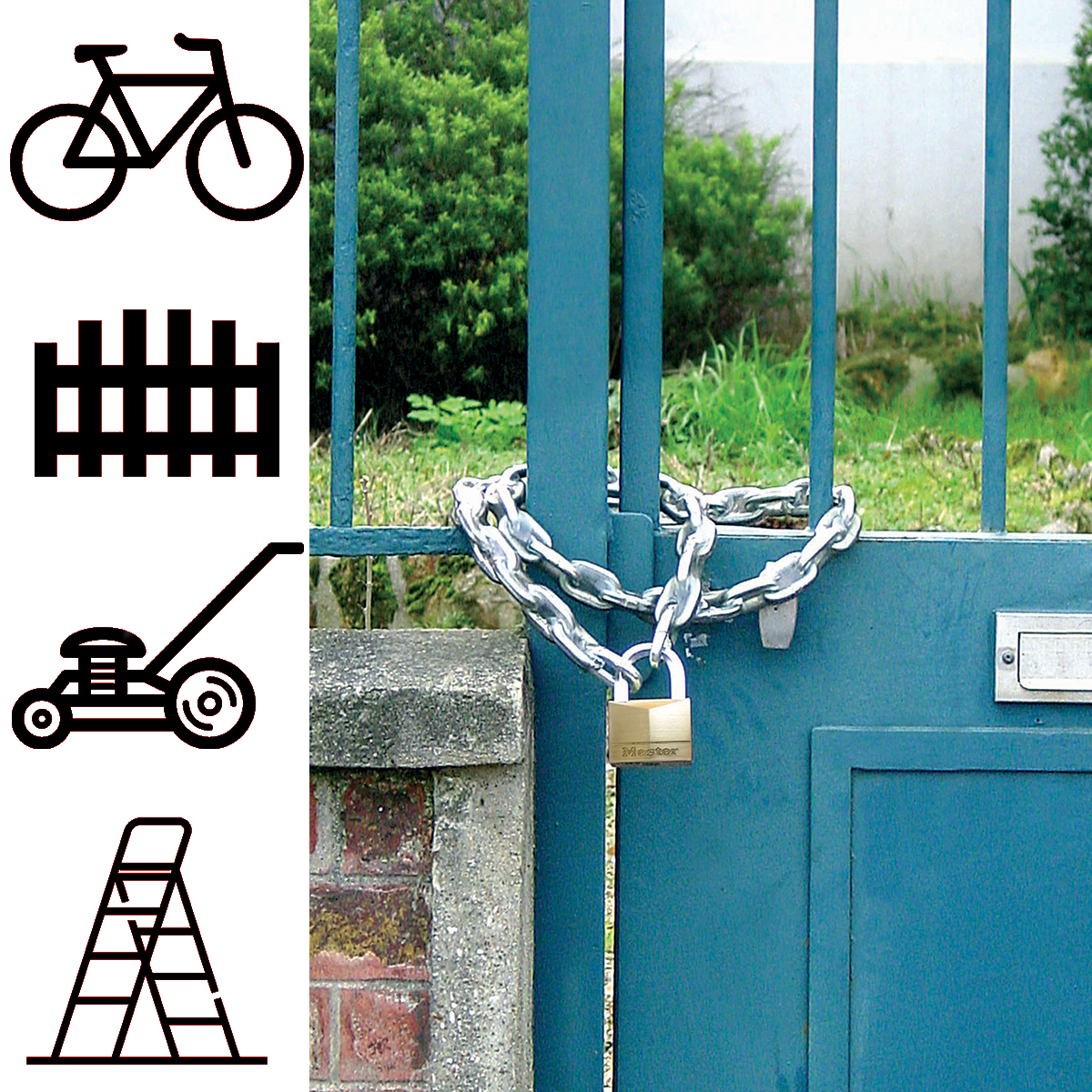 Master Lock 8017EURD Stahlkette