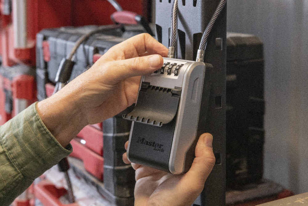 5482EURD Mobiler Schlüsselkasten mit flexiblem Kabelbügel